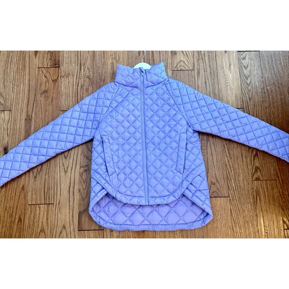 Athleta whisper featherless down purple puffer jacket size xxs - Picture 4 of 9